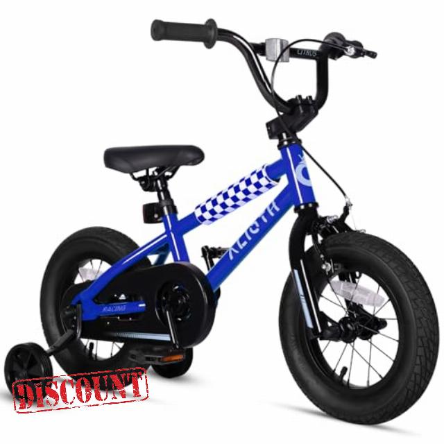 BMX Style Kids Bike for 2-8 Years Old Boys Girls Toddlers 12 14 16 Inches Bicycle with Training Wheels Coaster Brake
