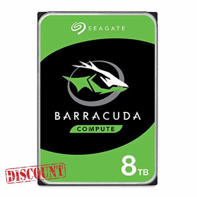 Seagate BarraCuda 8TB Internal Hard Drive HDD – 3.5 Inch Sata 6 Gb/s 5400 RPM 256MB Cache for Computer Desktop PC (ST8000DMZ04/004)
