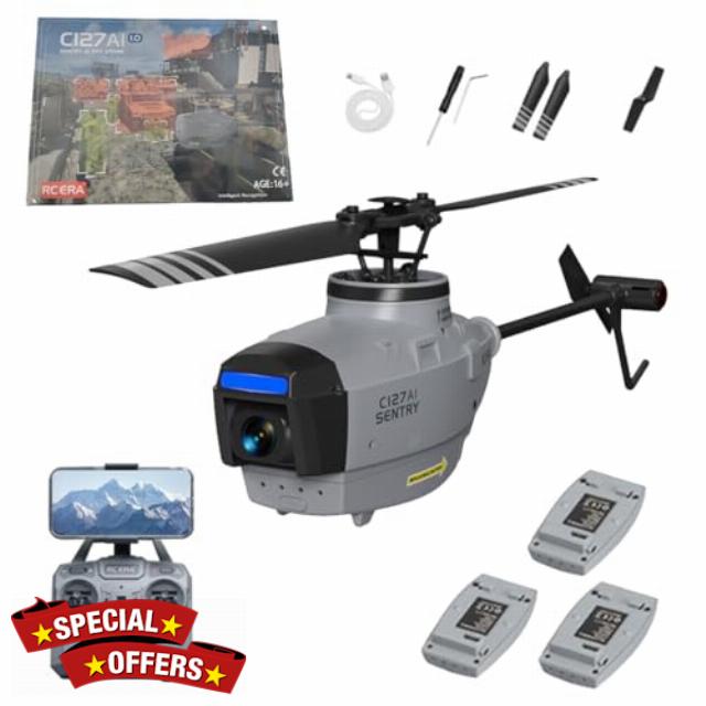 C127AI RC Helicopter Model with Camera