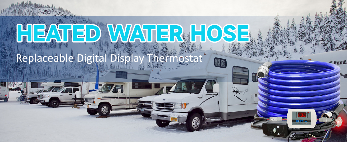 replaceable heated water hose