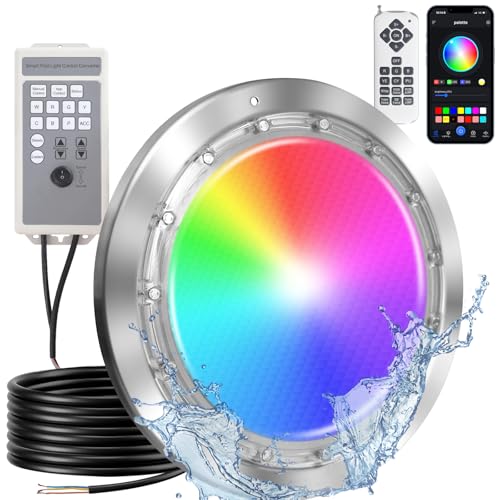 60W 10 Inch Inground Pool Light with Controller