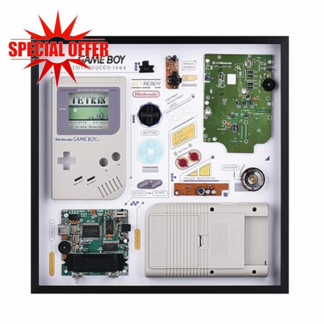 GameBoy 1996 Specimen Amusement Player Mounted Decorative Arts Electronic Products Framed