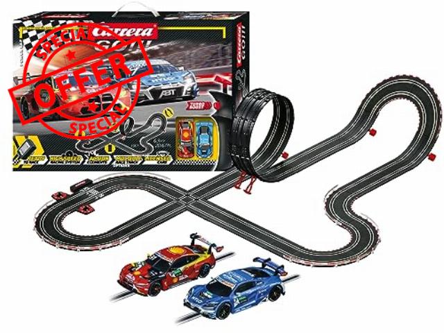 Carrera GO!!! Electric Powered Slot Car Racing Kids Toy Race Track Set 1:43 Scale