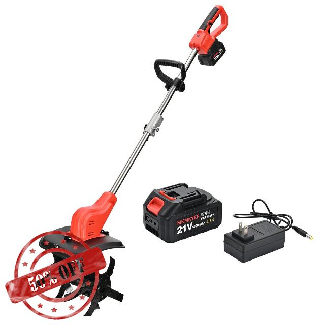 21v Cordless Tiller Cultivator