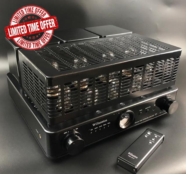 Willsenton R8 KT88 Tube Amplifier with All Vacuum Tubes 2023 Version Slight Traces of use Opened Box (Black)