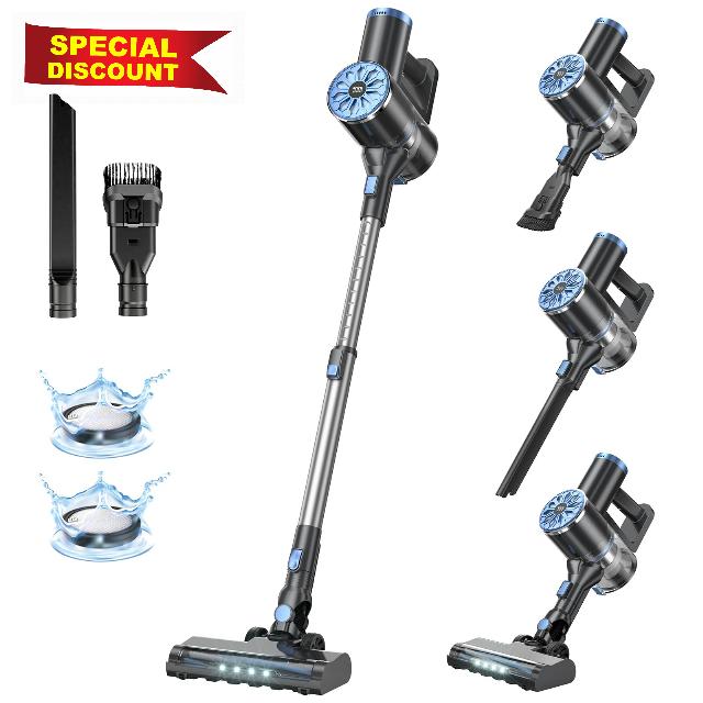 Cordless Vacuum Cleaner with Self-Standing