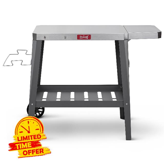 Outdoor Grill Table Cart