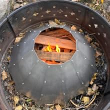 Place fuelwood into your setup