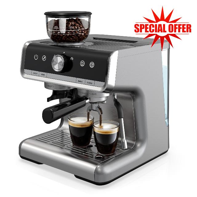 Espresso Machine With Grinder