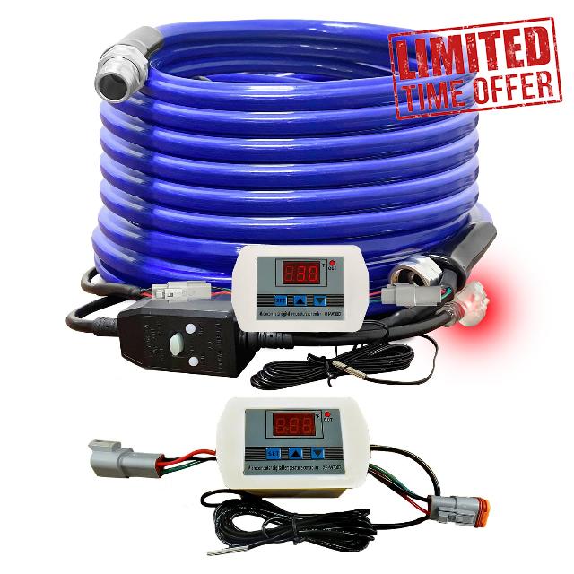 Cupohus Heated Water Hose for RV 100FT Drinking 6.0 Upgrade
