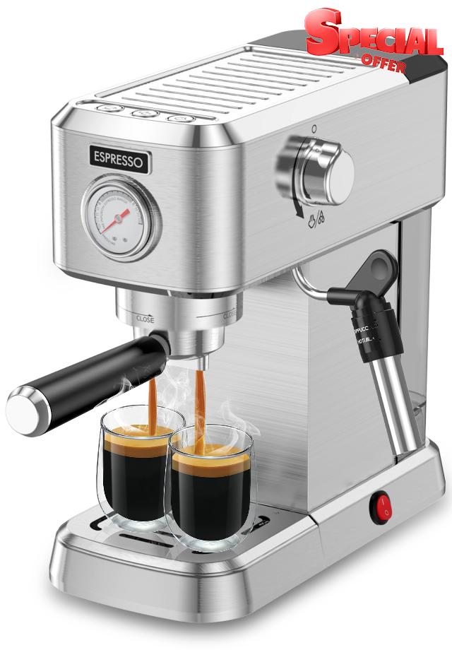 Pokk Espresso Machine 20 Bar