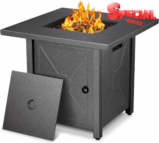 ZAFRO 28" Fire Pit Table