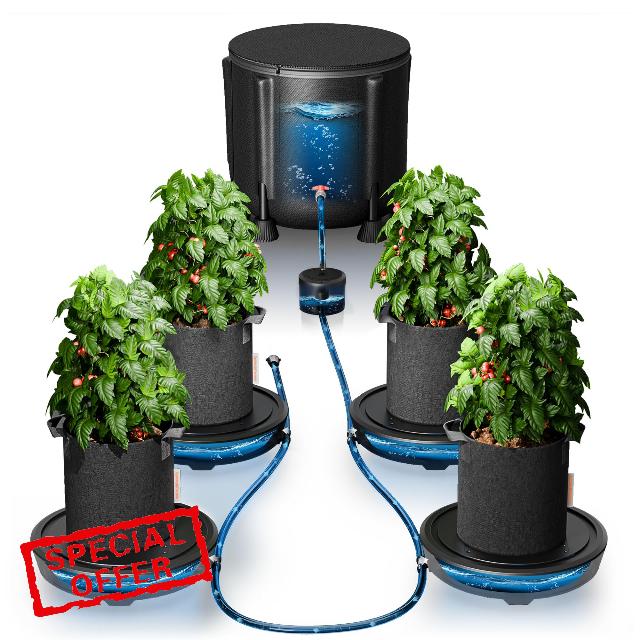 Spider Farmer 2024 Newest Gravity-Fed Self-Watering System No Power Needed