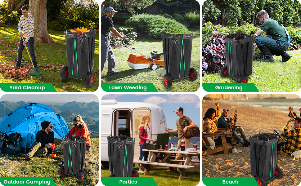 trash bag holders for outside