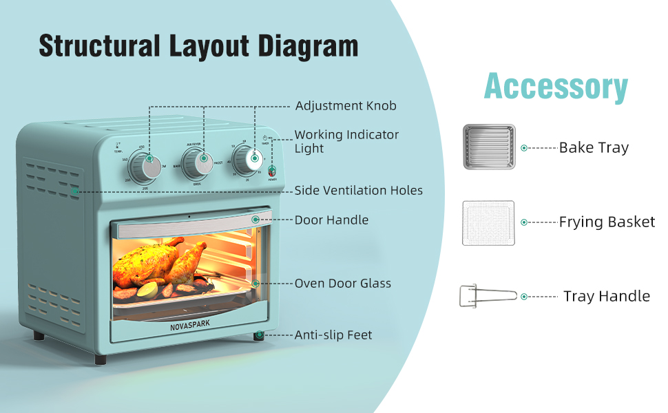 Conventional Oven our place wonder oven toaster oven air fryer portable oven