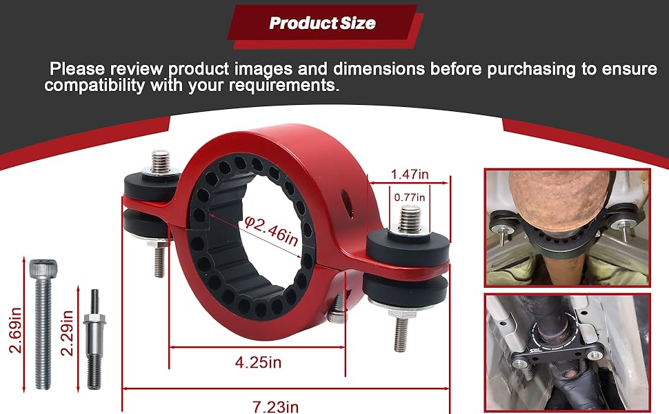 Upgrade CHR03A0 Driveshaft Center Support Bearing Carrier
