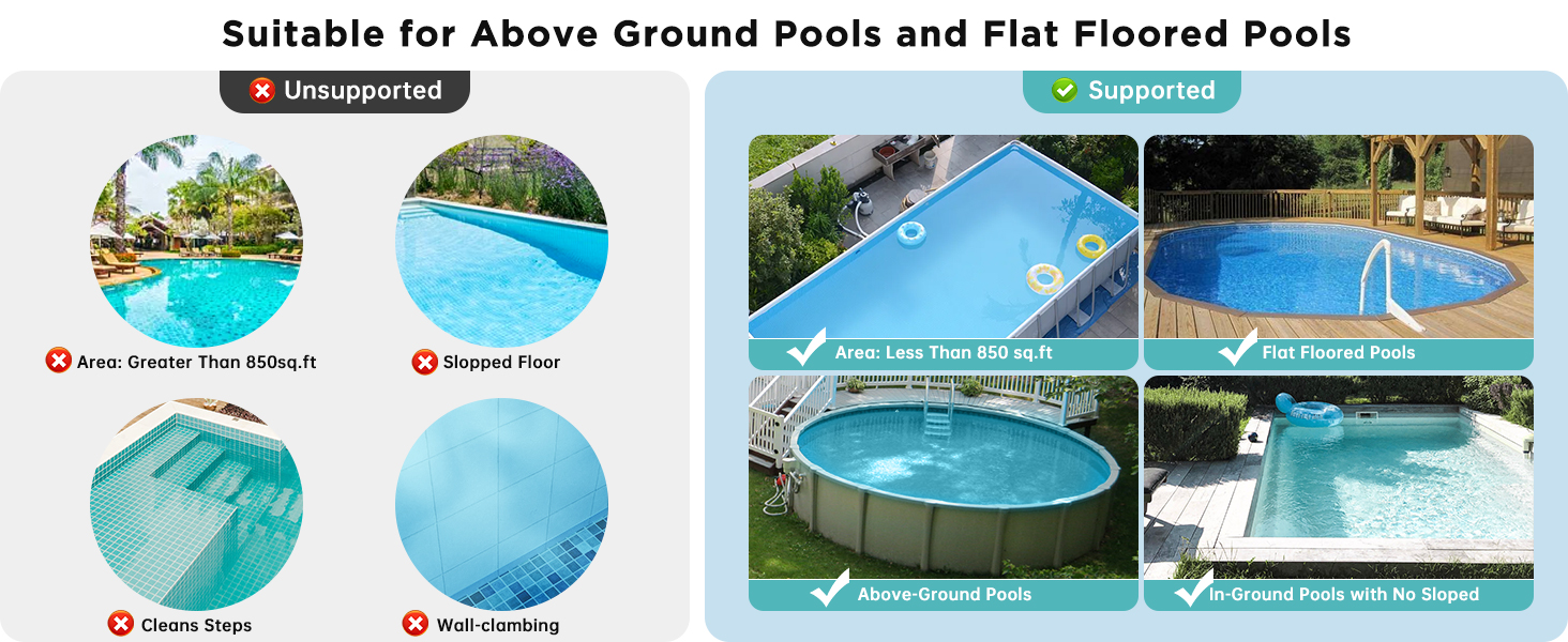 robotic pool cleaner for above ground pools