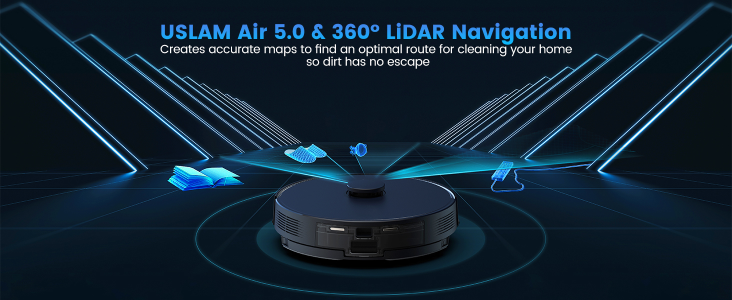 USLAM Air 5.0 & 360° LiDAR Navigation