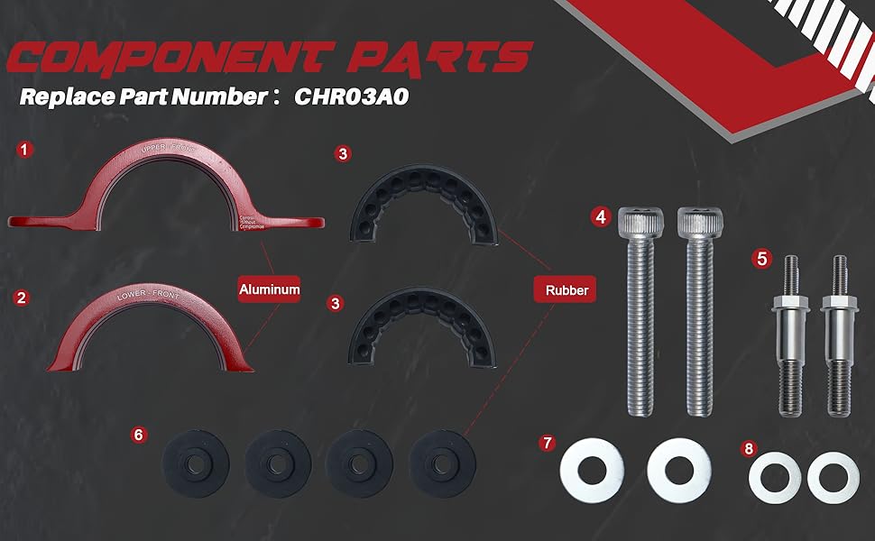Upgrade CHR03A0 Driveshaft Center Support Bearing Carrier