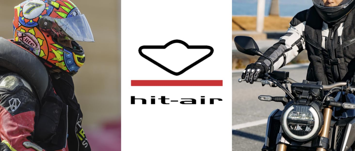 hit air logo motorcyle storefront airbag vest air bag