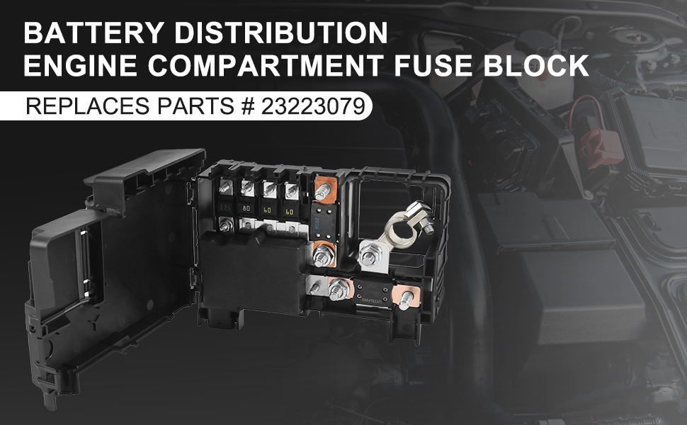 BATTERY DISTRIBUTION ENGINE COMPARTMENT FUSE BLOCK