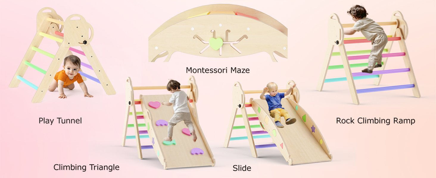 cordate pikler triangle set