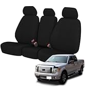 Kistrba Seat Covers Compatible with 2010-2024 Chevy Express Front Bucket Seats with Opening for G...