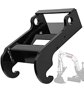 Mini Excavator Quick Connector Attachment,Quick Change Hitch,Backhoe Attachment,Quick-Hook Couple...