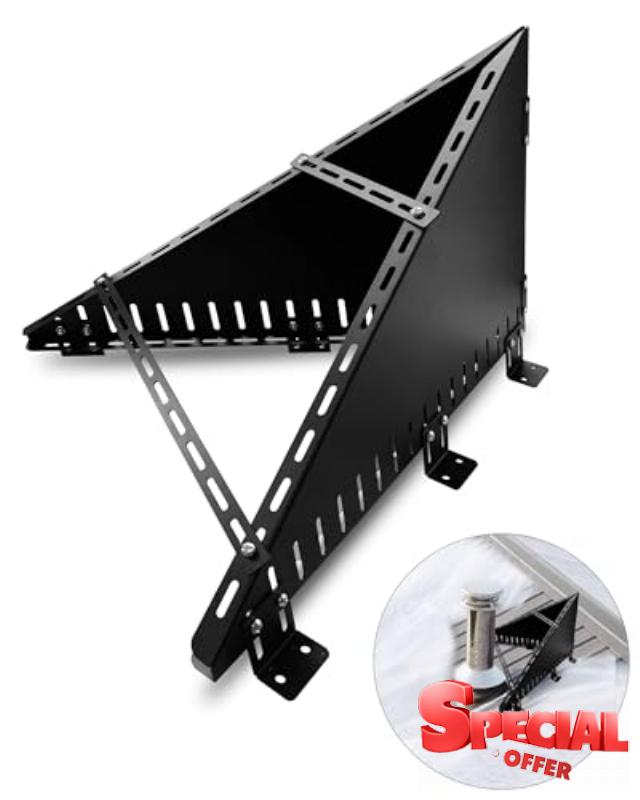 Snow Splitter for Metal Roofs