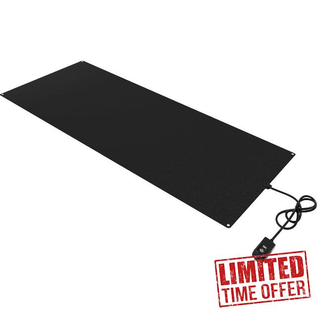 Snow Melting System 2 x 5 ft Snow Melting Mat for Entrances Heated Walkway Mats for Snow Removal with 6 ft Power Cord 110V