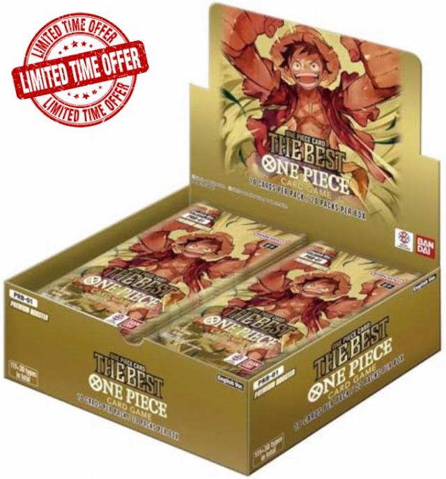 BANDAI PRB-01 One Piece Premium Booster Display Card Game