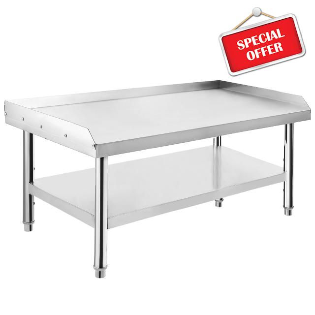 Stainless Steel Equipment Grill Stand Table 36x30x24 inch