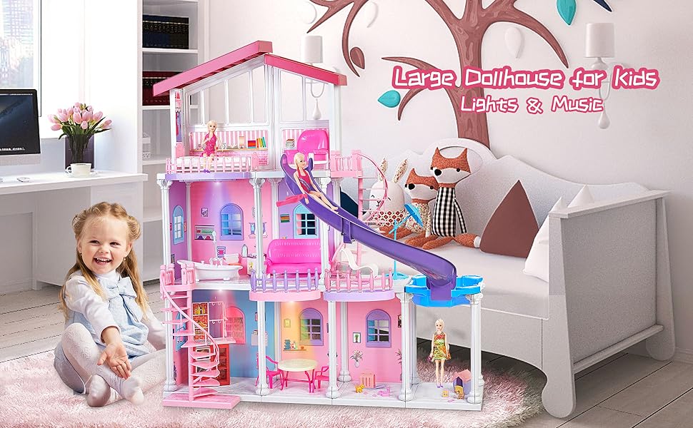 large dollhouse for kids