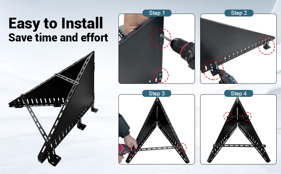 Snow splitter for Chimneys