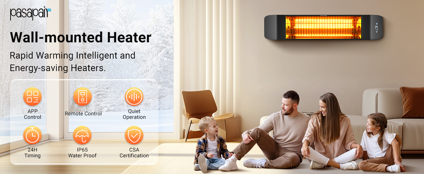 pasapair infrared electric patio heater