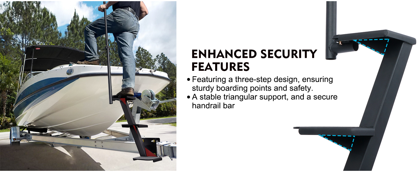 step for boat trailer