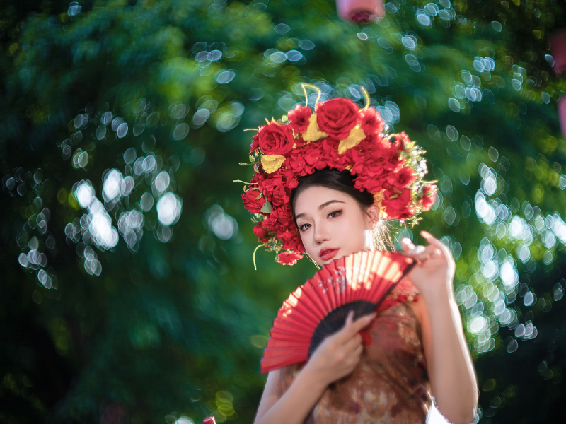 PORTRAIT FOCAL LENGTH VINTAGE SWIRLY BOKEH