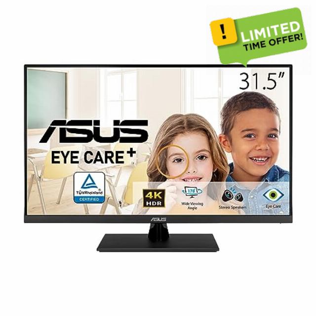 ASUS 31.5” 4K HDR Eye Care Monitor (VP327Q) – UHD (3840 x 2160)