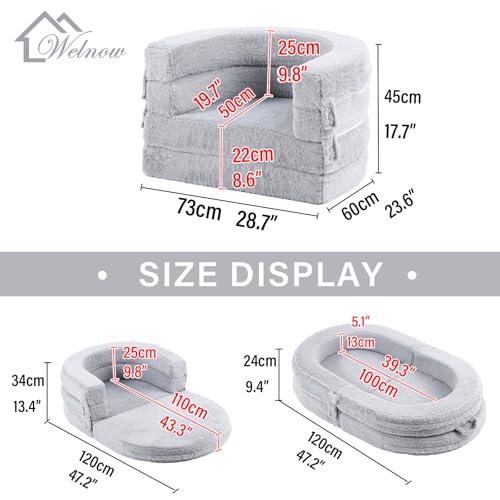 Convertible Portable Toddler Flip Out Floor Beds