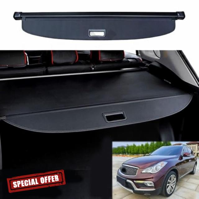Fits for Infiniti QX50 2013-2018 Rear Trunk Cargo Cover Luggage Shield Shade