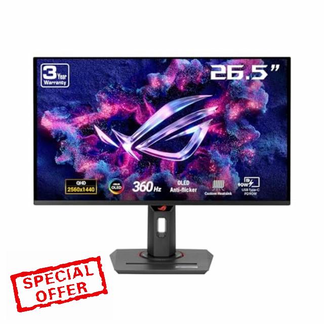 ASUS ROG Strix 27” 1440P OLED Gaming Monitor (XG27ACDNG) - QD-OLED