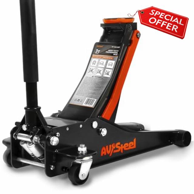 Low Profile Floor Jack 3 Ton (6600 lbs)