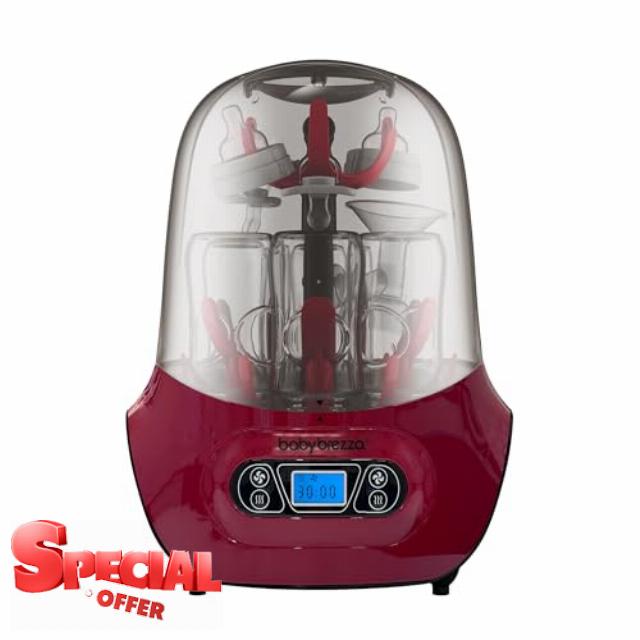Baby Brezza Baby Bottle Sterilizer and Dryer Machine – Electric Steam Sterilization - Universal Fit - Pacifiers