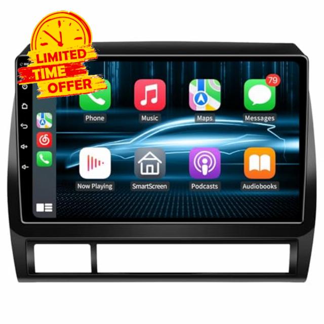 5GWiFi Upgrade 4GB+32GB Android13 Car Radio Stereo for Toyota Tacoma 2005-2015 Wireless CarPlay & Andriod Auto 9.2 Inch Touch Screen Android Car Radio with FM RDS GPS Navigation Bluetooth WiFi