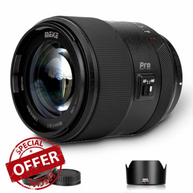 Meike 85mm f1.8 Pro II E-Mount STM Full Frame Medium Telephoto Auto Focus Prime Portrait Lens for Sony E-Mount Cameras A7R A74 A7R4 A7C A7III A7RII A7RIII A7SIII A7SII A9 A6600 A6500 A6400 A6300