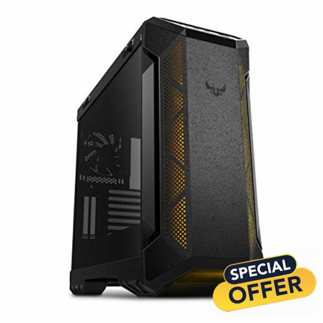 ASUS TUF Gaming GT501 Mid-Tower Computer Case for up to EATX Motherboards with USB 3.0 Front Panel Cases GT501/GRY/WITH Handle