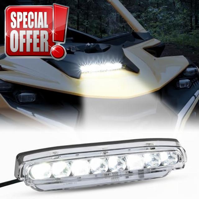SAUTVS Hood Scoop Spotlight for Can-Am Maverick R