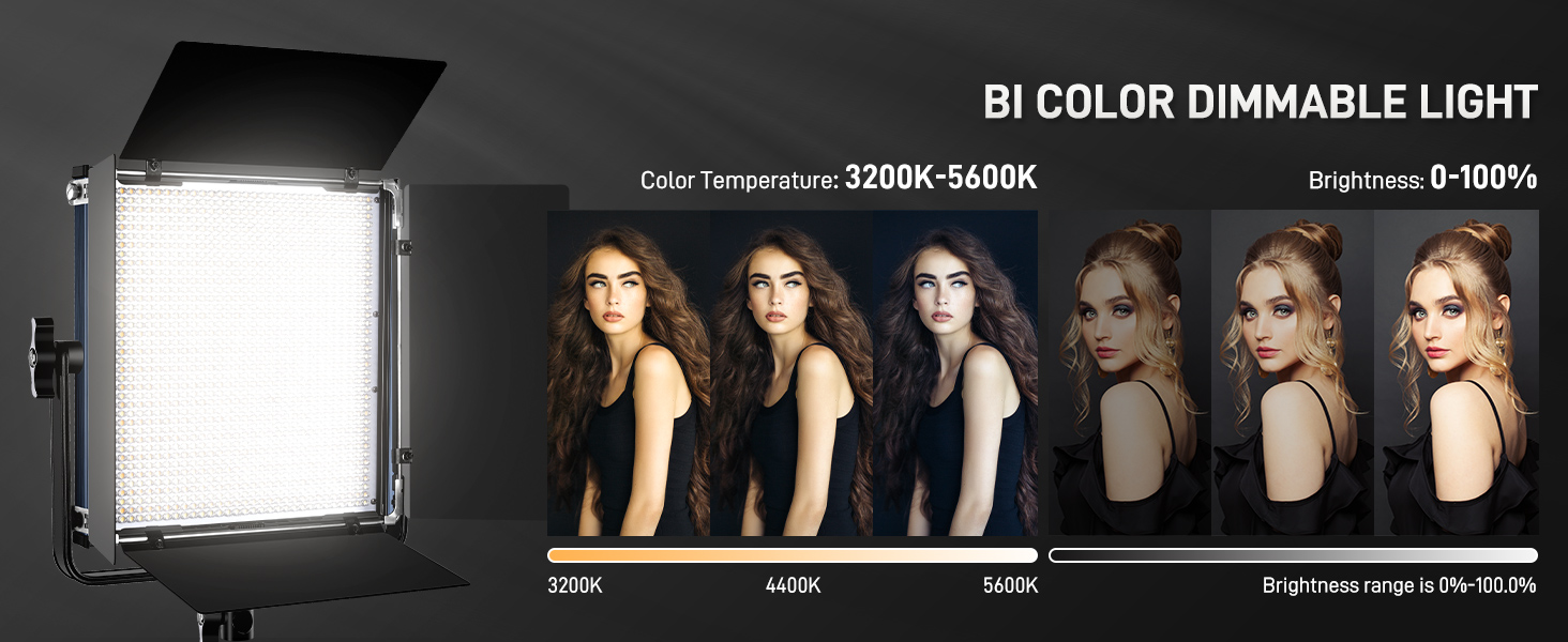 gvm light, led video light, video lighting kit, studio light, photography light