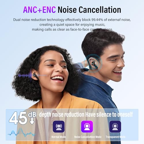 Bluetooth 5.4 Ear Buds with Multifunctional Touch Screen