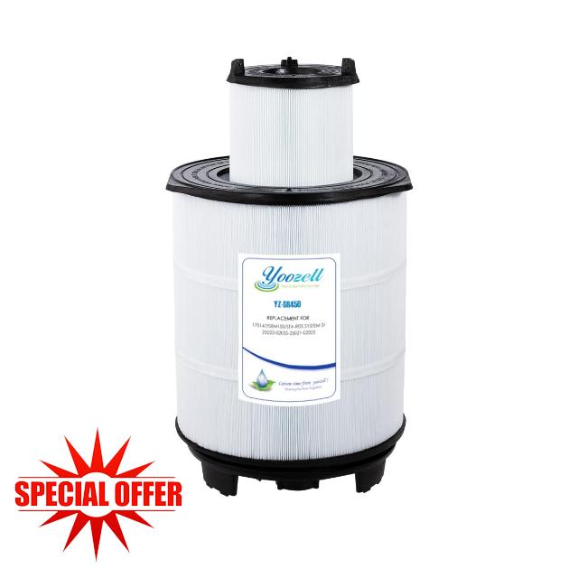 Pool Filter S8M150 Sta-Rate System 3 170147 Pentair Modular Media 450 25022-0203s-25021-0202s Inner and Outer Cartridge Replacement Kit
